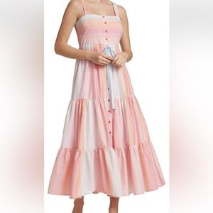 Tanya Taylor Claire Striped Dress